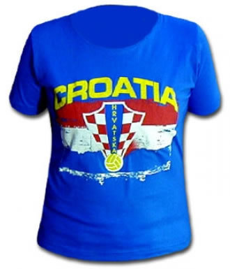 Croatia Skinny Fit T-Shirt