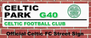 Celtic FC Celtic Park Street Sign
