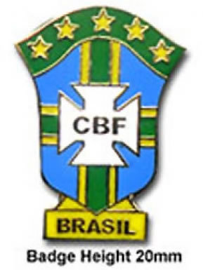 Brazil Football Pin Badge