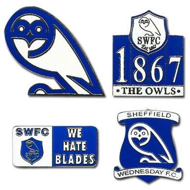 Sheffield Weds Pin Badges