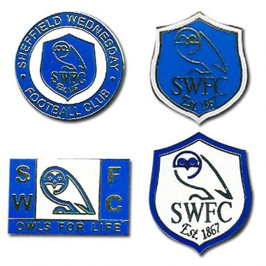 Sheffield Weds Pin Badge Set