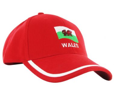 Wales Flag Baseball Cap Wales Flag Baseball Cap
