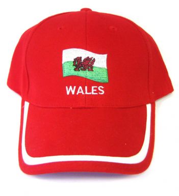Wales Flag Baseball Cap Wales Flag Baseball Cap