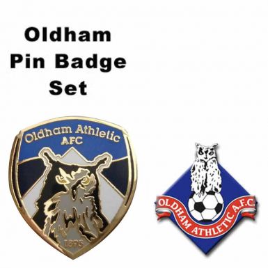 Oldham Athletic Pin Badges