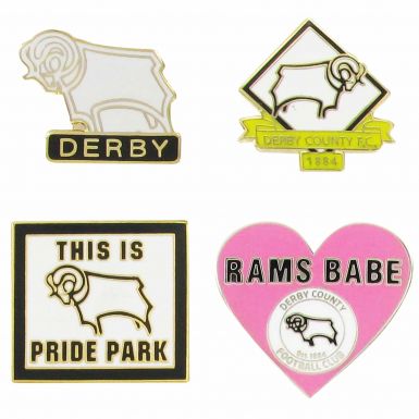 Derby County Pin Badge Set