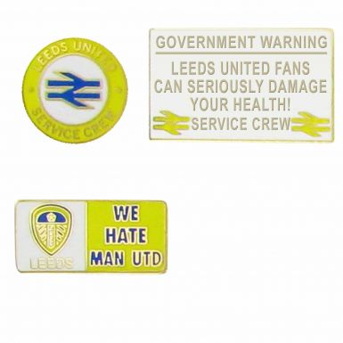 Leeds Service Crew Hooligan Badges