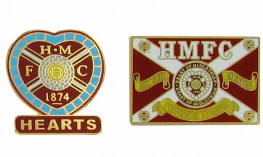 Hearts Crest Pin Badges