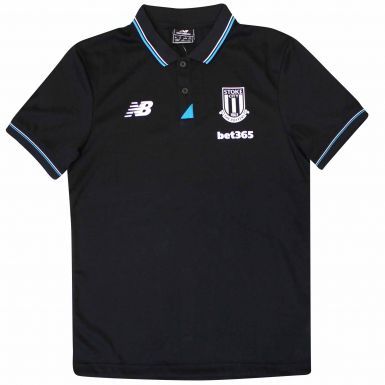 Official Stoke City Polo Shirt by New Balance (Adults)