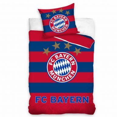 Official FC Bayern Munich Single Duvet Cover Set With Pillowcase