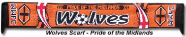 Wolves Football Scarf