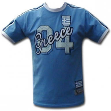 Greece Football Fans T-Shirt Greece Football Fans T-Shirt