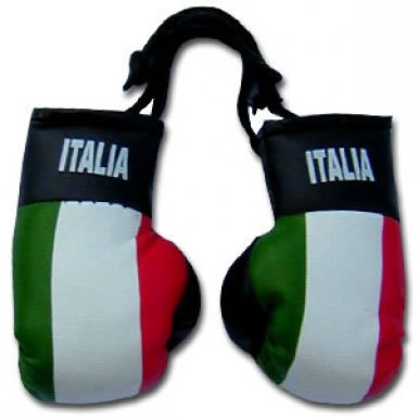 Italy Flag Mini Boxing Gloves