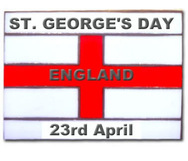 2013 St Georges Day Badge