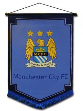 Manchester City Crest Pennant