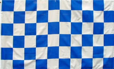 Blue & White Flag