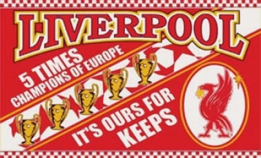 Liverpool FC Champions League Flag