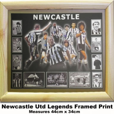 Newcastle Utd Football Legends Print