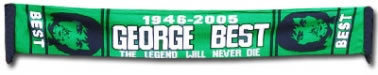 George Best Man Utd & Northern Ireland Legend Scarf