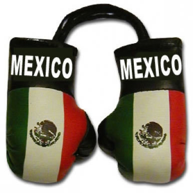 Mexico Flag Mini Boxing Gloves Mexico Flag Mini Boxing Gloves