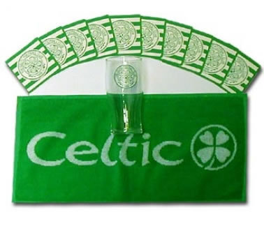 Celtic FC Pint Glass Mini Bar Set