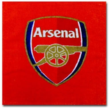 Arsenal FC Crest Face Towel