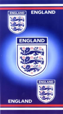 England 3 Lions Crest Towel England 3 Lions Crest Towel