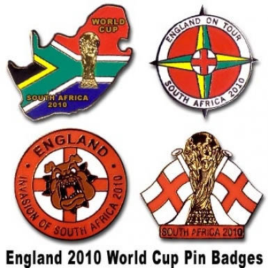 England 2010 World Cup Badges