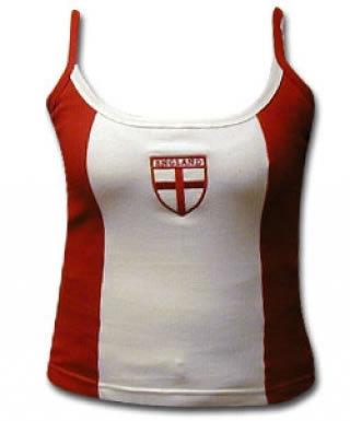 Ladies England Flag Vest
