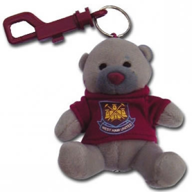 West Ham Keyring Bear