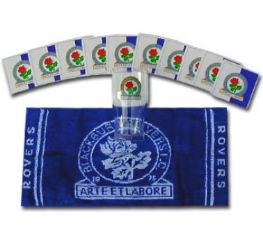 Blackburn Rovers Pint Glass Mini Bar Set