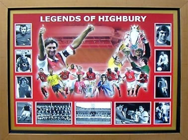 Arsenal Legends Framed Print