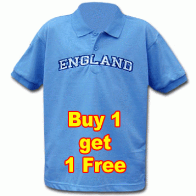 England Kids Polo Shirt