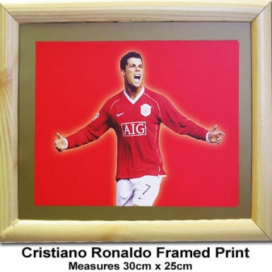 Cristiano Ronaldo Framed Print