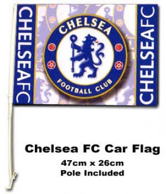 Chelsea FC Car Flag