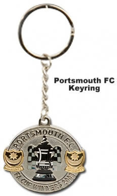 Portsmouth FA Cup Keyring