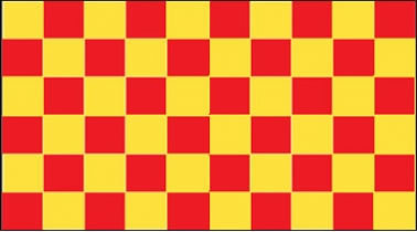 Red & Yellow Checkered Flag