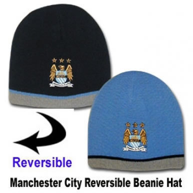 Man City Reversible Beanie Hat