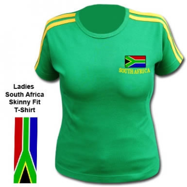 South Africa Skinny Fit T-Shirt
