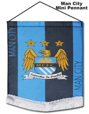 Man City Mini Pennant Man City Mini Pennant