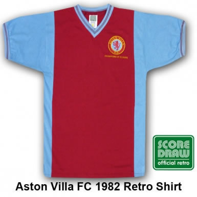 Aston Villa Retro Shirt Aston Villa Retro Shirt