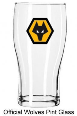 Wolves Crest Pint Glass Wolves Crest Pint Glass