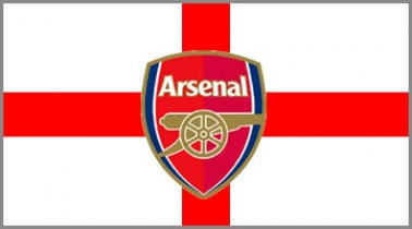 Arsenal FC & England Flag