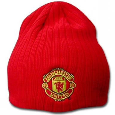 Man Utd Crest Beanie Hat