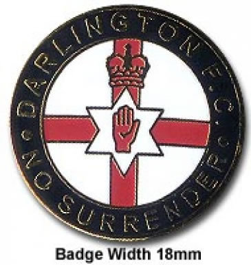 Darlington No Surrender Badge