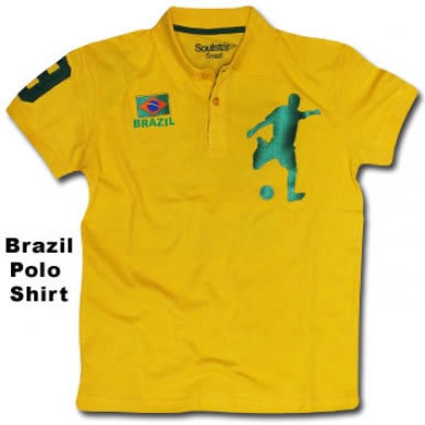 Brazil Football Polo Shirt