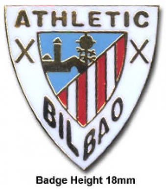 Athletic Bilbao Crest Pin Badge