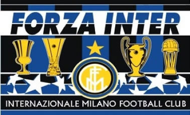 Inter Milan Crest Flag