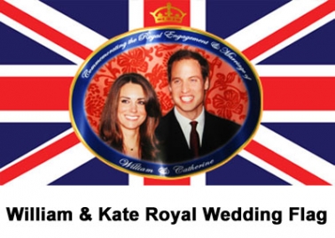 Prince William & Kate Royal Wedding Flag