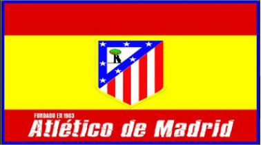 Atletico Madrid Crest Flag