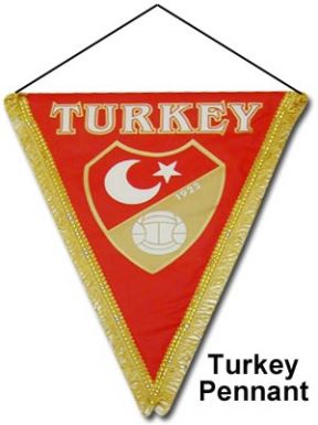 Turkey Football Pennant
